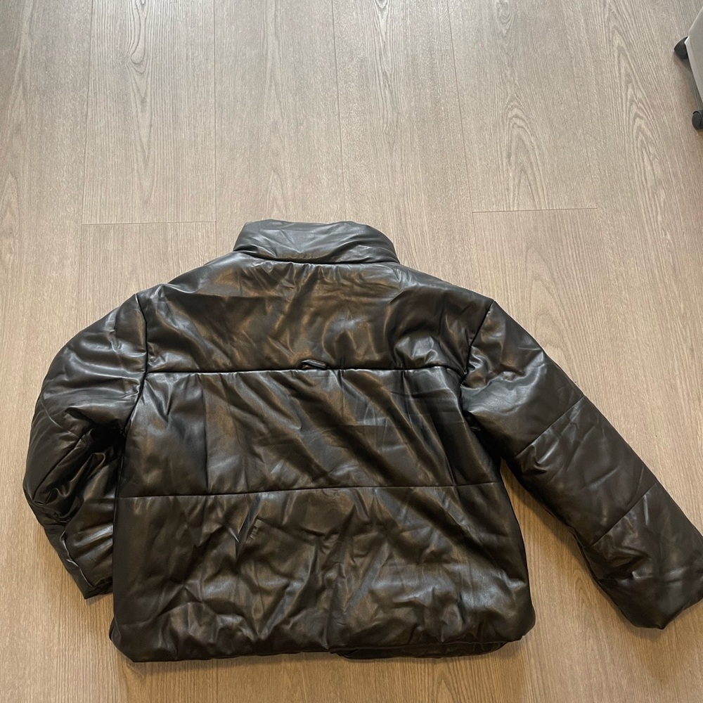 Lulu’s Leather Puffer Jacket - Picture 3 of 3